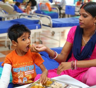 付き添いの方の宿泊と食事